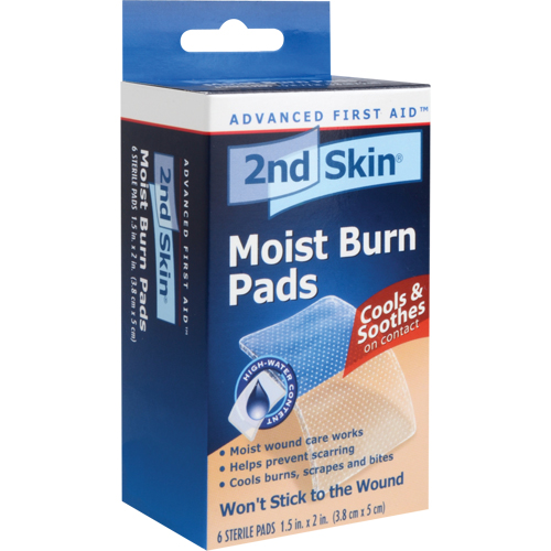 2nd Skin&reg; Moist Burn Pads, 1-1/2" x 2", Class 2 Solutions industrielles ALPHA