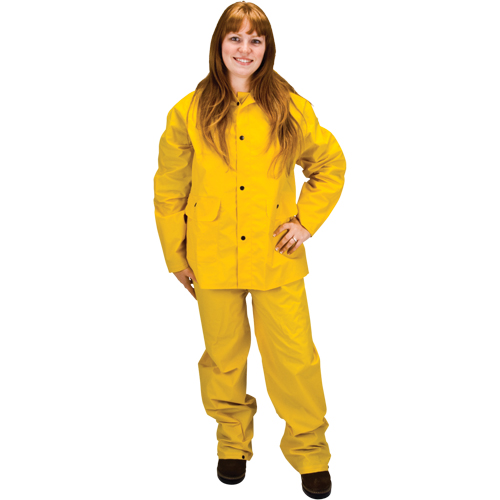 V&ecirc;tements imperm&eacute;ables RZ100, Polyester/PVC, 3T-Grand, Jaune Solutions industrielles ALPHA