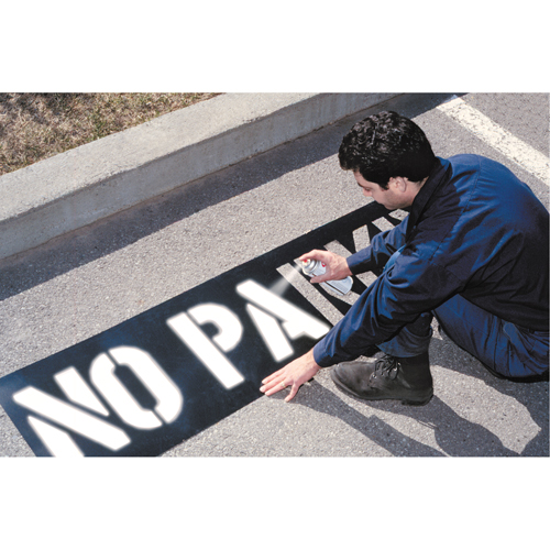 Pochoirs pour parc de stationnement, Anglais, 12" Solutions industrielles ALPHA