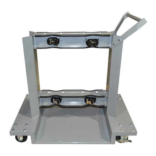 Supports mobiles pour bouteilles, Roues Polyol&eacute;fine, Base de 24" la x 40" lo, 1600 lb Solutions industrielles ALPHA