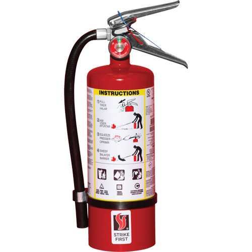Fire Extinguisher, ABC, 5 lbs. Capacity Solutions industrielles ALPHA