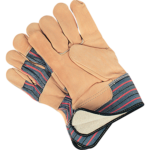 Abrasion-Resistant Winter-Lined Fitters Gloves, Large, Grain Cowhide Palm, Cotton Fleece Inner Lining Solutions industrielles ALPHA