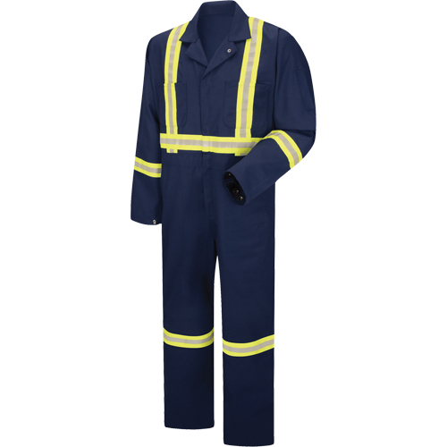 Combinaisons &agrave; visibilit&eacute; sup&eacute;rieure, Hommes, Bleu marine, Taille 38 Solutions industrielles ALPHA