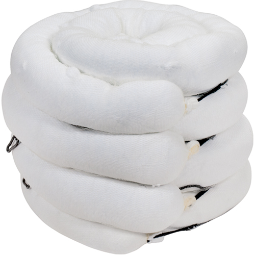 Premium Sorbent Boom, Oil Only, 10' L x 5" W, 35 Gal. Absorbancy, 4 /Pack Solutions industrielles ALPHA