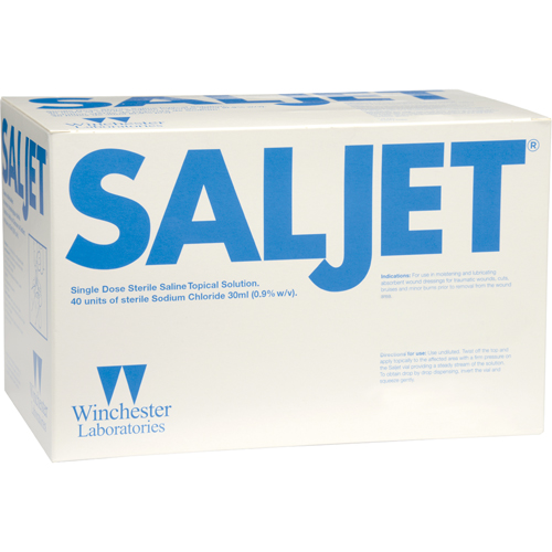 Saljet Single Dose Saline Solution, 1.01 oz. Solutions industrielles ALPHA