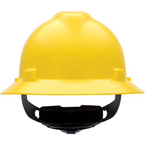 Casques de s&eacute;curit&eacute; &agrave; bordure compl&egrave;te V-Gard, R&eacute;pond aux normes CSA type 1, Suspension Rochet, Non ventil&eacute; Solutions industrielles ALPHA