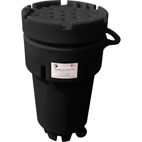 Contenants roulants Poly-Spillpaks, 50 gal. US, Mobile Solutions industrielles ALPHA
