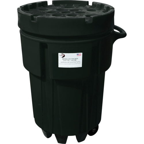 Contenants roulants Poly-Spillpaks, 95 gal. US, Mobile Solutions industrielles ALPHA