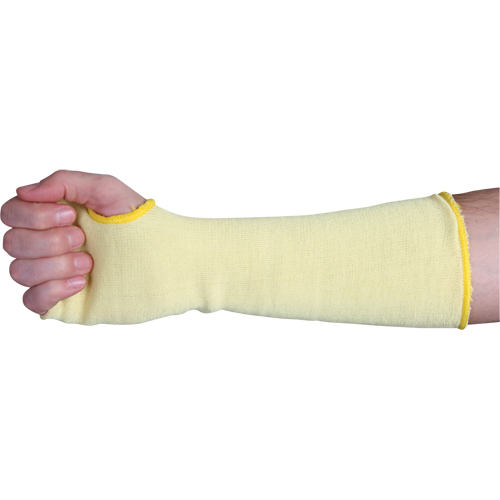 Manchon r&eacute;sistant aux coupures, Kevlar, 14", ANSI/ISEA 105 niveau 3, Jaune Solutions industrielles ALPHA