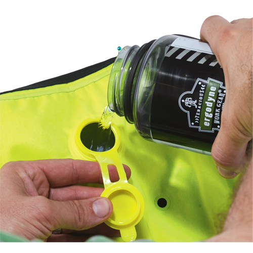 Vestes refroidissantes &agrave; &eacute;vaporation s&egrave;che Chill-Its 6685, Moyen, Jaune lime haute visibilit&eacute; Solutions industrielles ALPHA