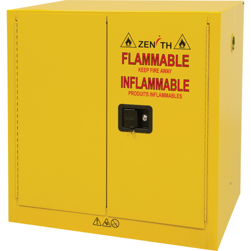 Armoire pour produits inflammables, 22 gal., 2 Porte(s), 35" La x 35" h x 22" p Solutions industrielles ALPHA