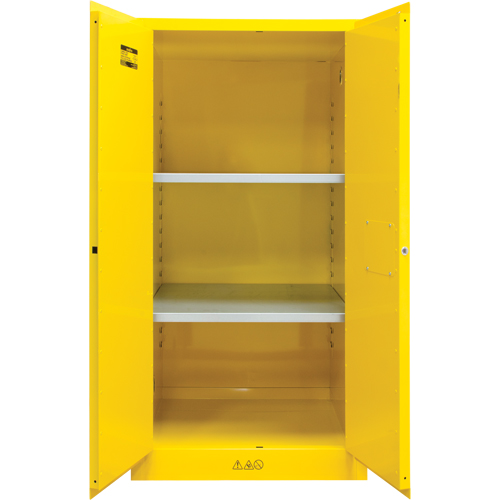 Armoire pour produits inflammables, 60 gal., 2 Porte(s), 34" La x 65" h x 34" p Solutions industrielles ALPHA