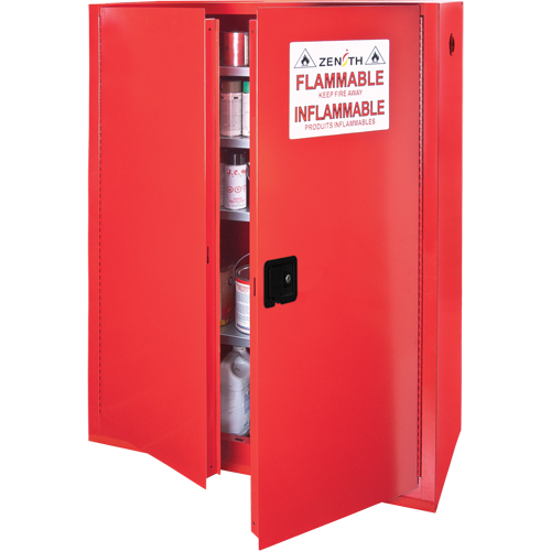 Paint/Ink Cabinet, 60 gal., 5 Shelves Solutions industrielles ALPHA