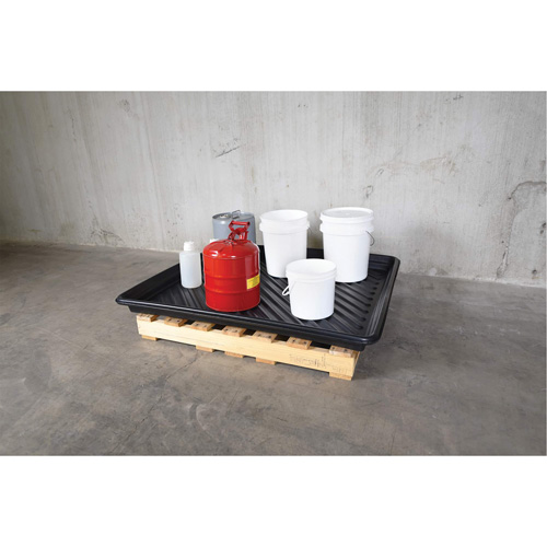 Plateaux Ultra-Utility Trays, 36" lo x 36" la x 4,75" h, Cap. de d&eacute;versement 27 gal. US Solutions industrielles ALPHA