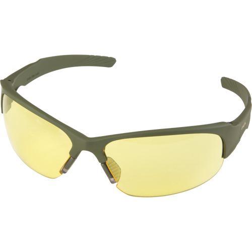 Lunettes de s&eacute;curit&eacute; s&eacute;rie Z2000, Lentille Ambr&eacute;e, Anti-&eacute;gratignures, R&eacute;pond ou surpasse la norme CSA Z94.3 Solutions industrielles ALPHA