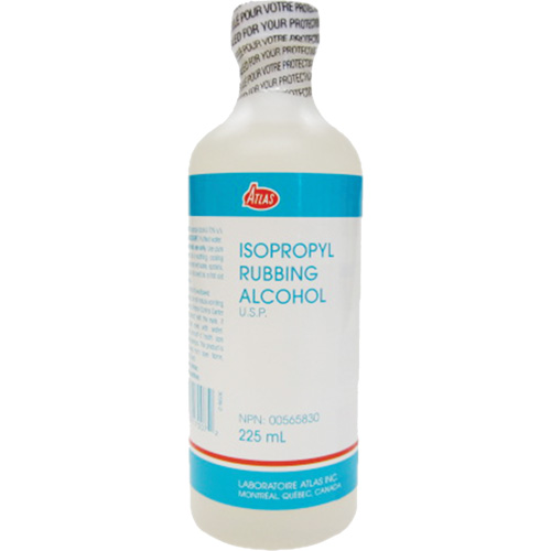 Isopropyl Rubbing Alcohol, Liquid, Antiseptic Solutions industrielles ALPHA