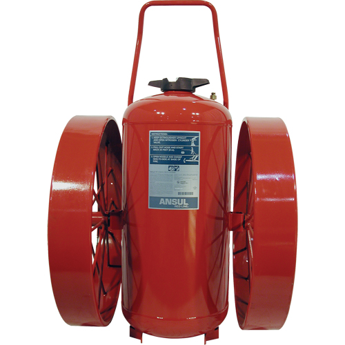 Extincteurs Red Line sur roues, BC, Capacit&eacute; 125 lb Solutions industrielles ALPHA