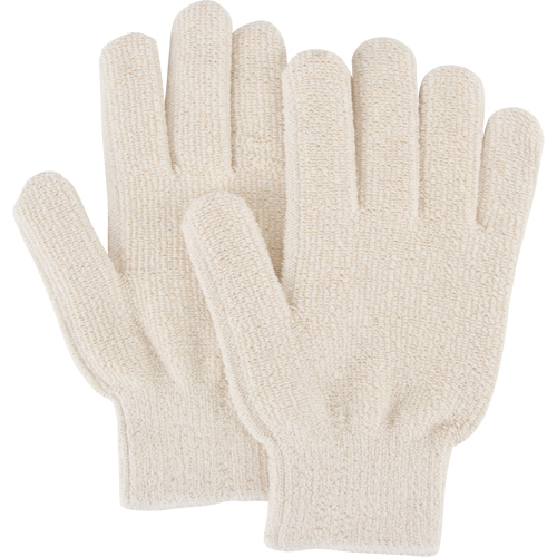 Gants r&eacute;sistants &agrave; la chaleur, Tissu &eacute;ponge, Grand, Prot&egrave;ge jusqu'&agrave; 212° F (100° C) Solutions industrielles ALPHA