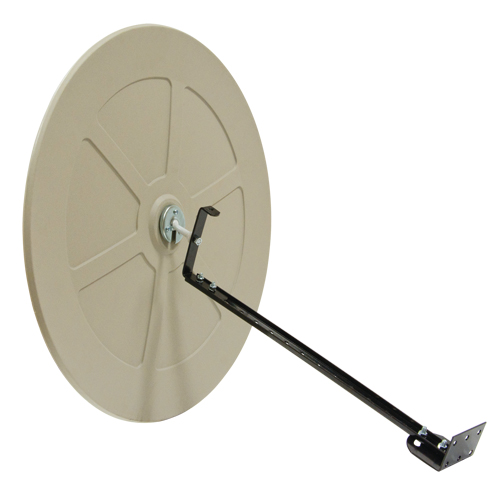 Miroir convexe avec support, Int&eacute;rieur/Ext&eacute;rieur, Diam&egrave;tre 30" Solutions industrielles ALPHA