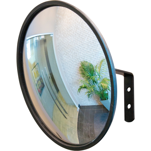Miroir convexe avec support, Int&eacute;rieur/Ext&eacute;rieur, Diam&egrave;tre 12" Solutions industrielles ALPHA
