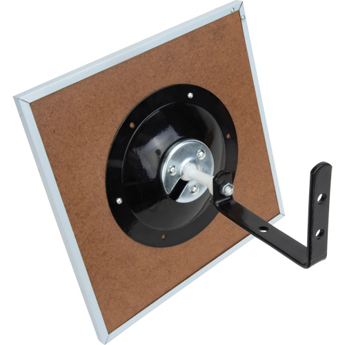 Miroir plat, 12" ha x 12" la, Encadr&eacute; Solutions industrielles ALPHA