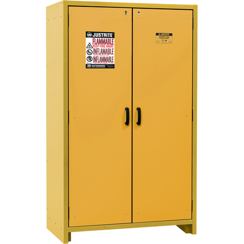 Armoire d'entreposage 30 minutes s&eacute;curitaire et conforme &agrave; la norme EN, 45 gal., 2 Porte(s), 45,83" La x 76,65" h x 24,21" p Solutions industrielles ALPHA