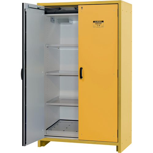 Armoire d'entreposage 30 minutes s&eacute;curitaire et conforme &agrave; la norme EN, 45 gal., 2 Porte(s), 45,83" La x 76,65" h x 24,21" p Solutions industrielles ALPHA