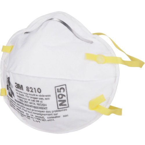 Respirateurs contre les particules 8210, N95, Certifi&eacute; NIOSH Solutions industrielles ALPHA