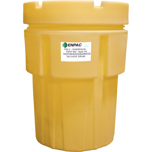 Barils de r&eacute;cup&eacute;ration Poly-Overpack 65, 65 gal. US, Stationnaire Solutions industrielles ALPHA
