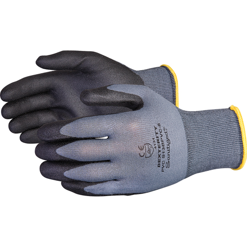 Gants enduits Dexterity, 9/Grand, R&ecirc;vetement PVC, Calibre 13, Enveloppe en Nylon Solutions industrielles ALPHA