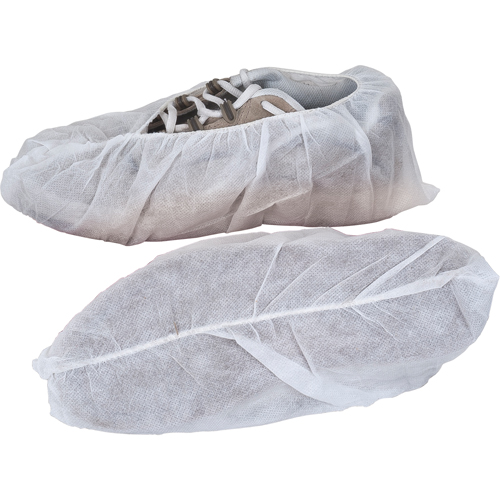 Couvre-chaussures, T-Grand, Polypropyl&egrave;ne, Blanc Solutions industrielles ALPHA