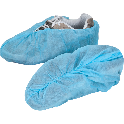 Shoe Covers, Large, Polypropylene, Blue Solutions industrielles ALPHA