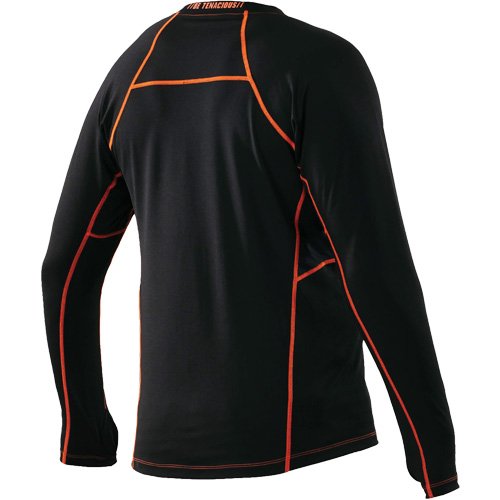 Maillots thermiques &agrave; manches longues, Hommes, Moyen, Noir Solutions industrielles ALPHA