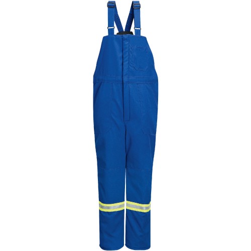 Salopettes isol&eacute;es de luxe r&eacute;sistantes aux flammes avec bandes r&eacute;fl&eacute;chissantes, Petit, Bleu royal Solutions industrielles ALPHA
