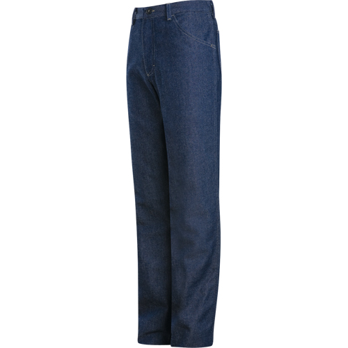Flame-Resistant Relaxed Fit Denim Jeans, 32, x 37, Blue, 18 cal/cm² Solutions industrielles ALPHA