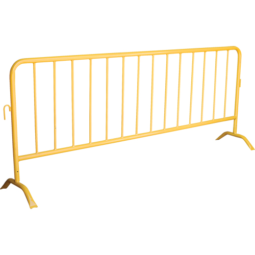 Barri&egrave;re portative, Emboîtables, 102" lo x 40" h, Jaune Solutions industrielles ALPHA