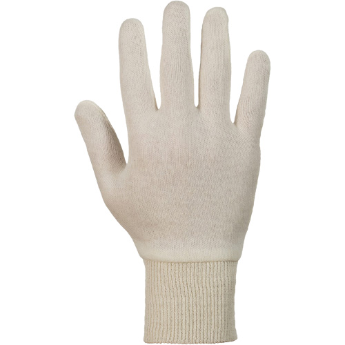 Gants tricot&eacute;s Superior ML80K, Taille unique, Blanc, Non doubl&eacute;, Poignet en tricot Solutions industrielles ALPHA