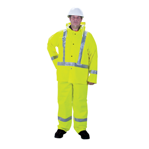 Imperm&eacute;able pour la circulation de premi&egrave;re qualit&eacute; RZ900, Polyester/PVC, Moyen, Jaune lime Solutions industrielles ALPHA