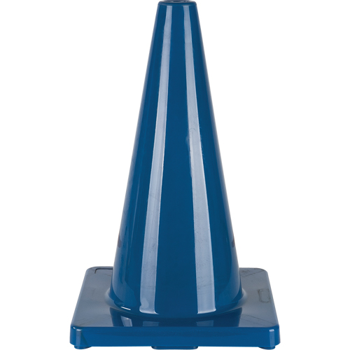 Coloured Traffic Cone, 18", Blue Solutions industrielles ALPHA