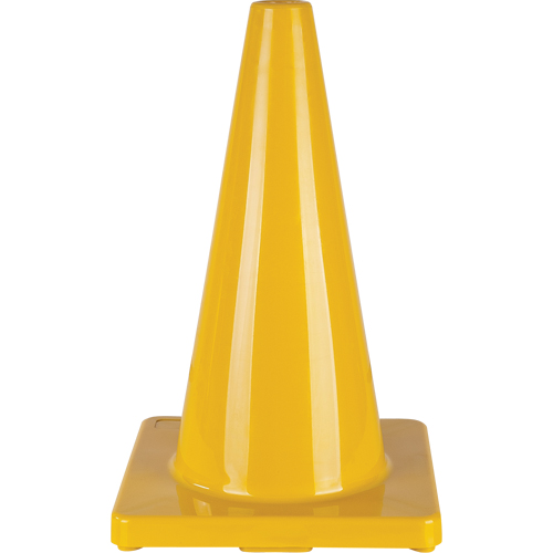 Coloured Traffic Cone, 18", Yellow Solutions industrielles ALPHA