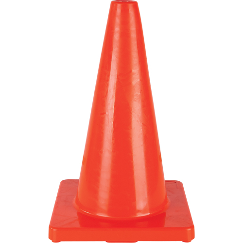C&ocirc;ne de couleur pour la signalisation, 18", Orange Solutions industrielles ALPHA
