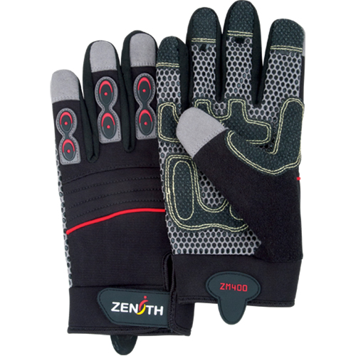 ZM400 Premium Mechanic's Gloves, Synthetic Palm, Size Medium Solutions industrielles ALPHA