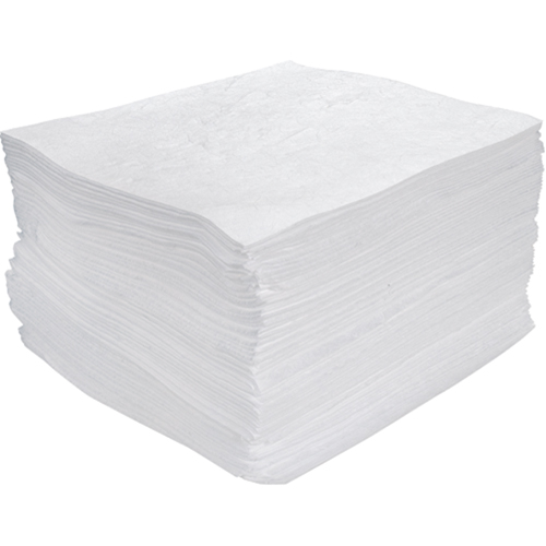 Premium Meltblown Sorbent Pads, Oil Only, 15" x 17", 25 gal. Absorbancy Solutions industrielles ALPHA