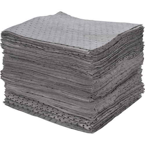 Premium Bonded Sorbent Pads, Universal, 15" x 17", 30 gal. Absorbancy Solutions industrielles ALPHA