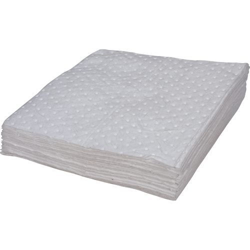 Premium Bonded Sorbent Pads, Oil Only, 15" x 17", 8 gal. Absorbancy Solutions industrielles ALPHA