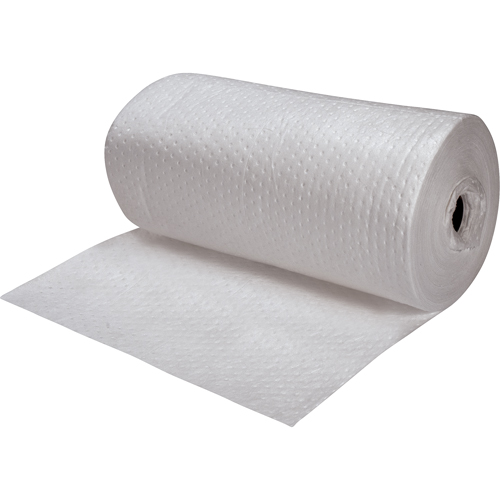 Premium Fine Fiber Sorbent Rolls, Heavyweight, 150' L x 30" W, 50 gal. Absorbancy Solutions industrielles ALPHA