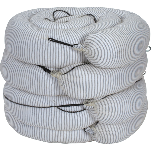 Premium Sorbent Boom, Universal, 10' L x 8" W, 70 gal. Absorbancy, 4 /Pack Solutions industrielles ALPHA