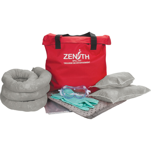 Trousse de lutte contre les d&eacute;versements de premi&egrave;re qualit&eacute; pour camion, Universel, Sac, Absorbance de 10 gal. US Solutions industrielles ALPHA
