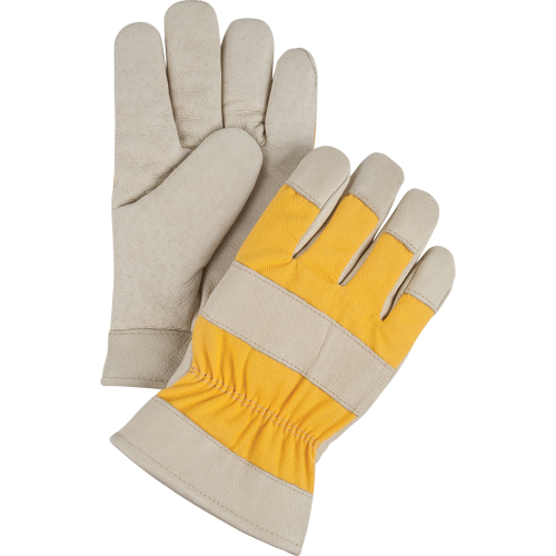 Gants de travail doubl&eacute;s pour l'hiver de premi&egrave;re qualit&eacute;, 2T-Grand, Paume en Cuir fleur de porc, Doublure en Molleton de mousse Solutions industrielles ALPHA