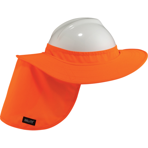 Chill-Its&reg; 6660 Hard Hat Brims, Hi-Vis Orange Solutions industrielles ALPHA